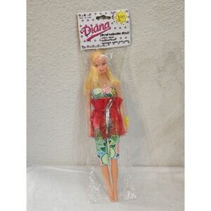 Vintage DDI Diana 11 1/2" Fashion Doll Tropical Outfit Blonde Rooted Hair Sealed